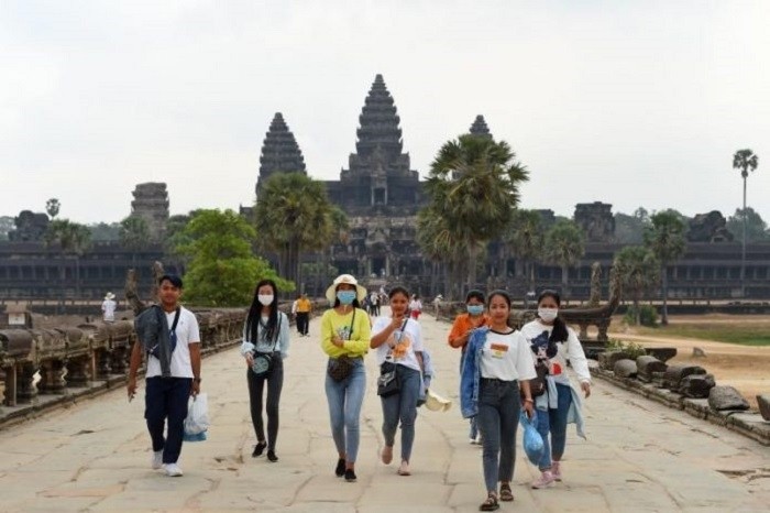 Cambodia's famed Angkor Archeological Park attracted 83,854 foreign tourists in the first seven months of 2022, up 13.5 times compared to the same period last year, said a press statement on Thursday.