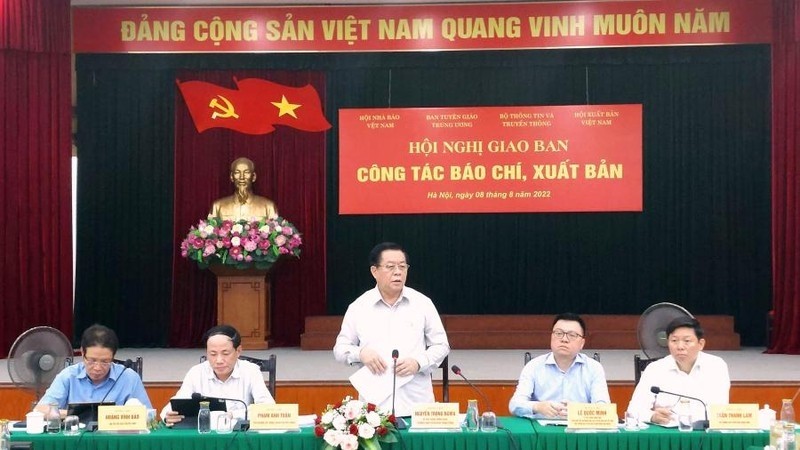 Secretary of the Party Central Committee and Head of the PCC’s Commission for Communication and Education Nguyen Trong Nghia delivered a speech at the conference’s conclusion.