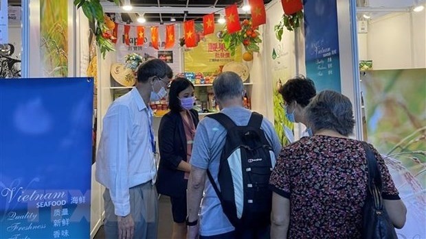 Vietnamese stall at Hong Kong Food Expo (Photo: VNA)