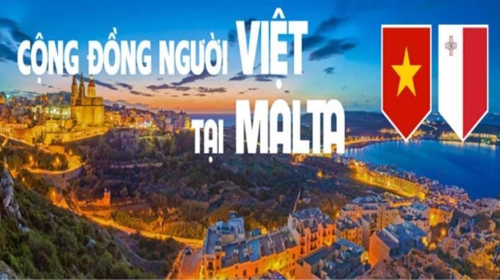 The Facebook poster of the Vietnamese community in Malta. (Photo: VNA)