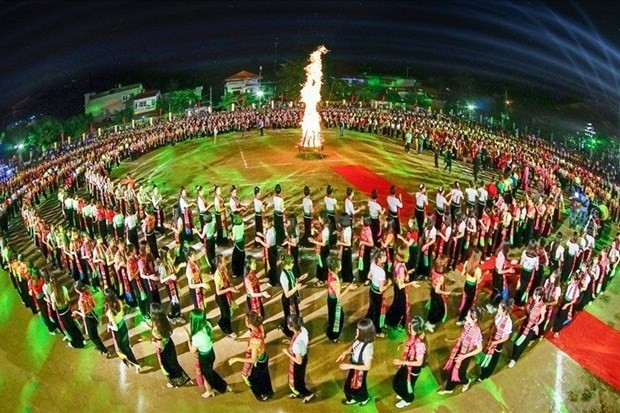 Xoe Thai dance (Photo: VNA)