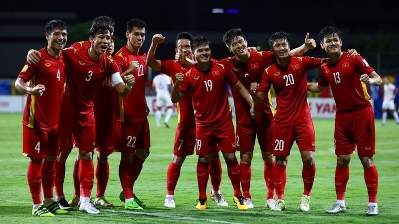 With 1218.84 points, Vietnam has maintained its 97th place in the FIFA rankings as well as 1st in Southeast Asia. (Photo: Vietnam Football Federation)