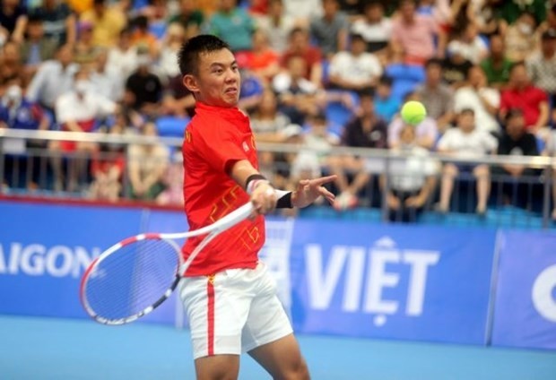 Ly Hoang Nam grabs his highest world ranking at No 328, which is also the best place for Vietnam. (Photo: VNA)