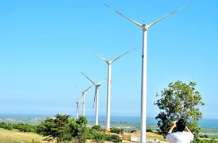 Vietnam’s first high-capacity wind power plant has been connected to the national power grid.