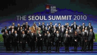 G20 leaders discuss international financial system, economy in Seoul Summit