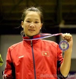 Southeast Asian Games silver medallist Phan Thi Ngoc Linh