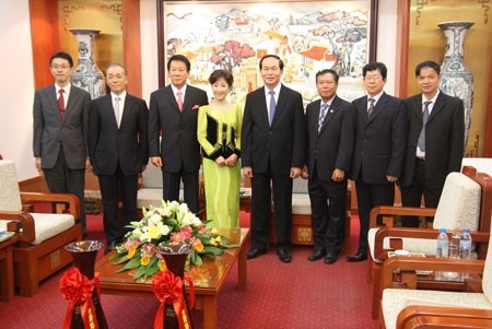 General Tran Dai Quang receives the two Ambassadors (Photo: Viet Hung)