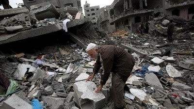 Gaza bomb damage (Credit: Internet)