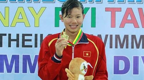 Swimmer Anh Vien shines with two gold medals 
