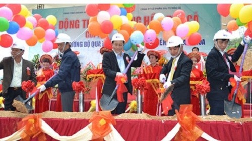 At the ground-breaking ceremony (Source: VGP)