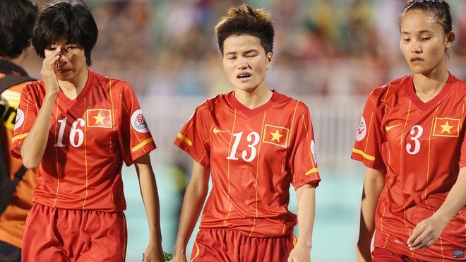 Vietnamese women miss a golden opportunity to realise their World Cup dream. (Source: vnexpress.net)