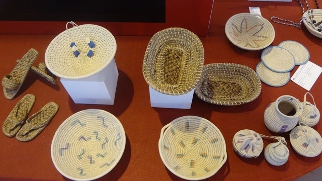 Works on display at the exhibition