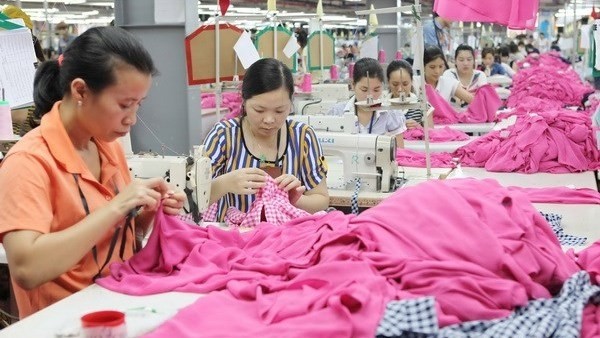 Sourcing domestic raw materials and changing production methods are among top priorities to promote development of the garment and textile industry. (Image credit: VNA)