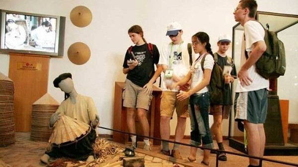 Visitors at the Vietnam Museum of Ethnology