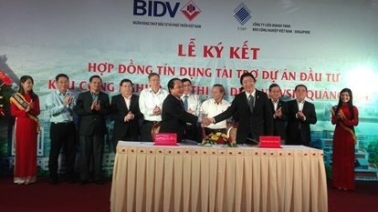 The capital provisions will help develop urban facilities and services for VSIP Quang Ngai. (Credit: bidv.com.vn)