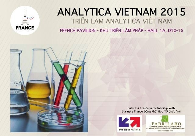 Eight French companies attend Analytica Vietnam 2015. 