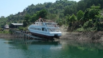 The two cruisers are expected to help Hoa Binh make full use of Da River tourism.