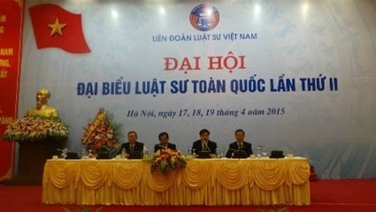 Four Vice Presidents of the VLF at the press conference (Credit: baophapluat.vn)