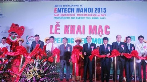 The opening ceremony of Entech Hanoi 2015 (Credit: ktdt.vn)