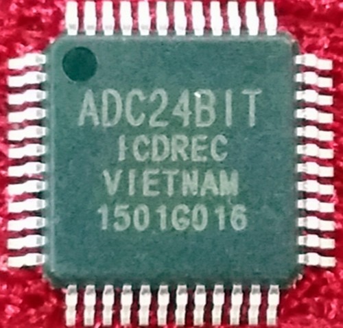 The magnified image of the ADC 24-bit chip (Image credit: ICDREC)