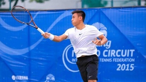 Top Vietnamese tennis player Ly Hoang Nam