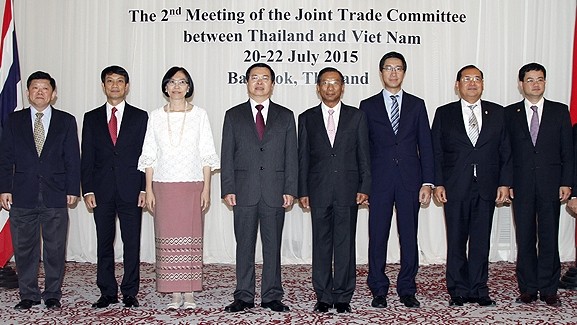 Delegates pose for a photo at the meeting