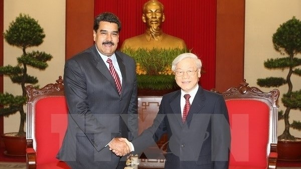 Party leader welcomes Venezuelan President