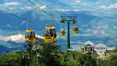 The Ba Na Hills cable car system is also invested by Sun Group. 