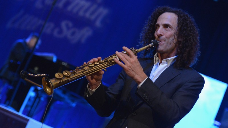 American jazz saxophonist Kenny G 