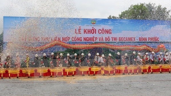 At the groundbreaking ceremony (Source: VNA)