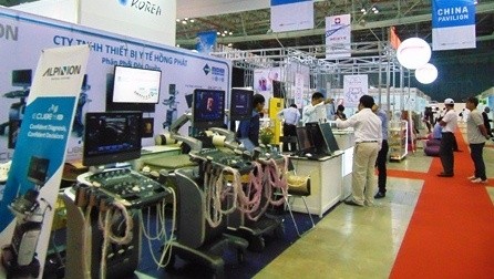 The 10th Vietnam International Pharmed and Healthcare Expo features over 500 booths. (Credit: CPV)