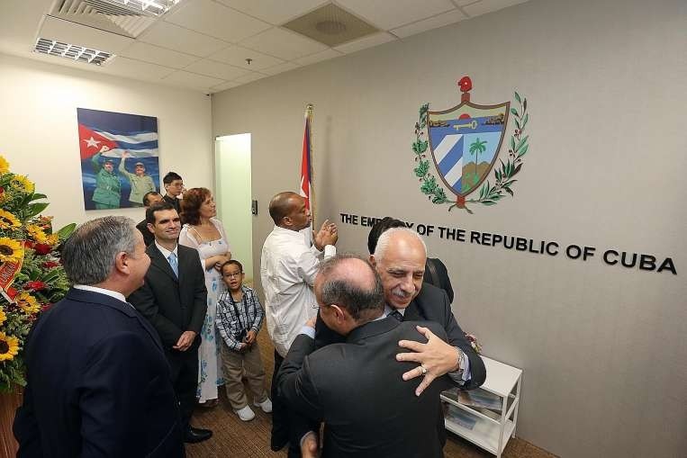 The newly-opened embassy in Singapore (Credit: straitstimes.com)