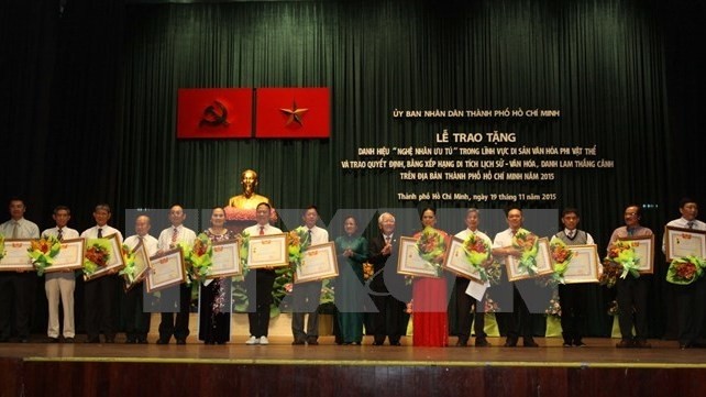 At the ceremony in Ho Chi Minh City (Photo: VNA)