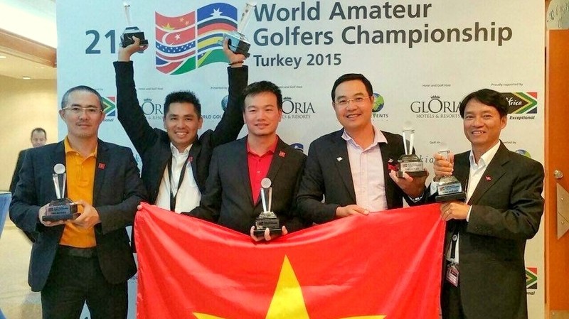 Vietnam golf team put in a top performance to finish third at the WAGC 2015 in Turkey.