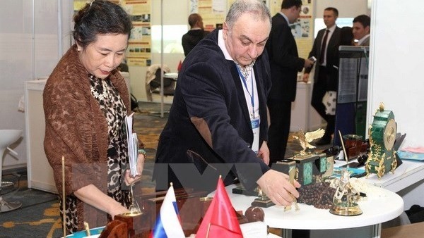 Visitors at the EXPO Russia-Vietnam 2015 (photo: VNA)