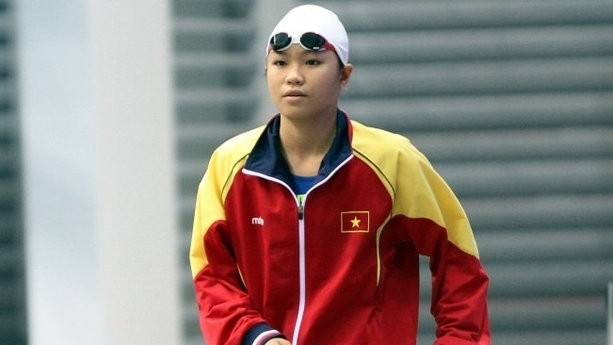 Phuong Tram is expected to succeed her elder Nguyen Thi Anh Vien to become Vietnam’s leading female swimmer in the future.