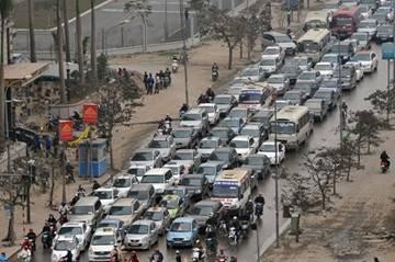 Hanoi puts restrictions on personal cars.