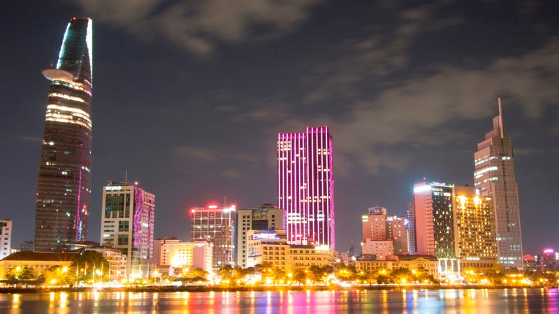 Ho Chi Minh City at night