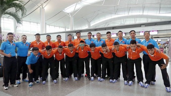 The Vietnam futsal team (Credit: VFF)