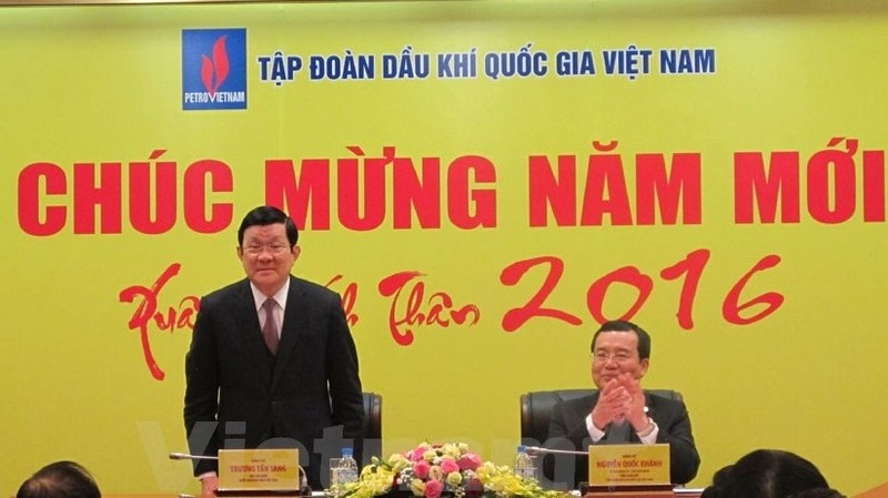 President Truong Tan Sang speaking at the meeting (Photo: VNA)