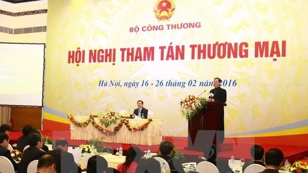 PM Nguyen Tan Dung speaks at the conference (photo: VNA)