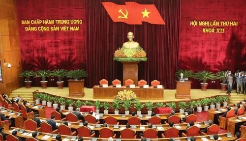 At the second plenum of the Party Central Committee (Photo: VNA)