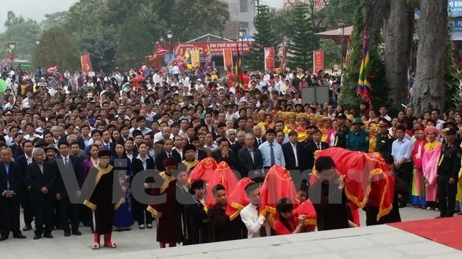 The opening ceremony of the 2016 Tay Thien  Festival (Credit: Vietnamplus)