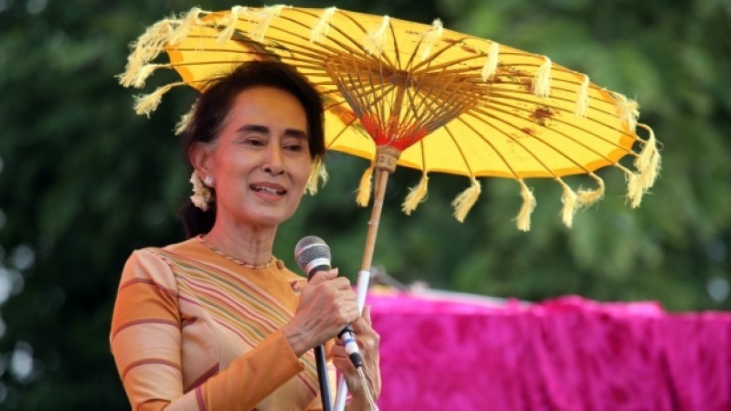 Myanmar Foreign Minister Aung San Suu Kyi