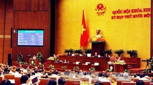 The parliament approved several laws aside from relieving Nguyen Tan Dung from duty as Prime Minister on April 6 (Photo: VNA)