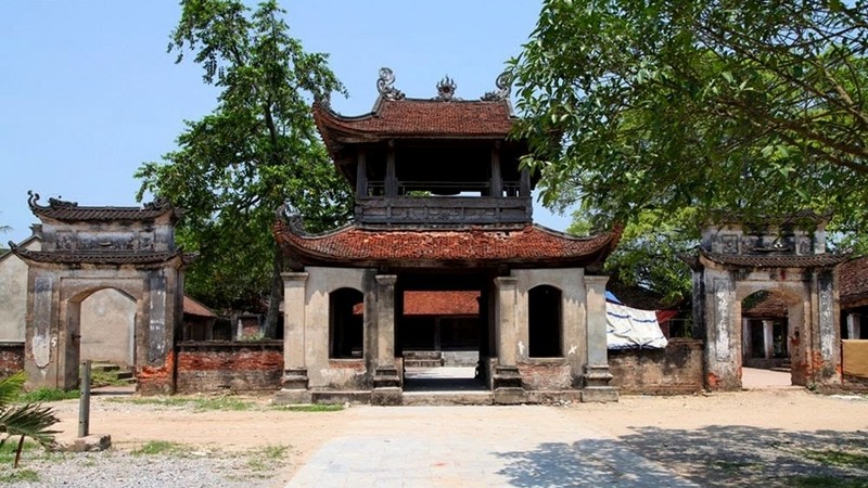 Dau Temple in Nguyen Trai commune, Thuong Tin district, Hanoi is seeking a dossier for special national monument recognition. (Credit: panoramio.com)