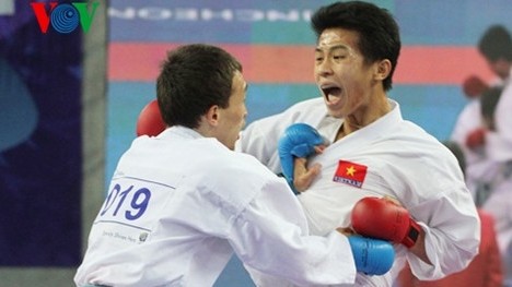Vietnam 1 claimed first-place at the inaugural Vietnam International Open Karate Championships. (Credit: VOV)