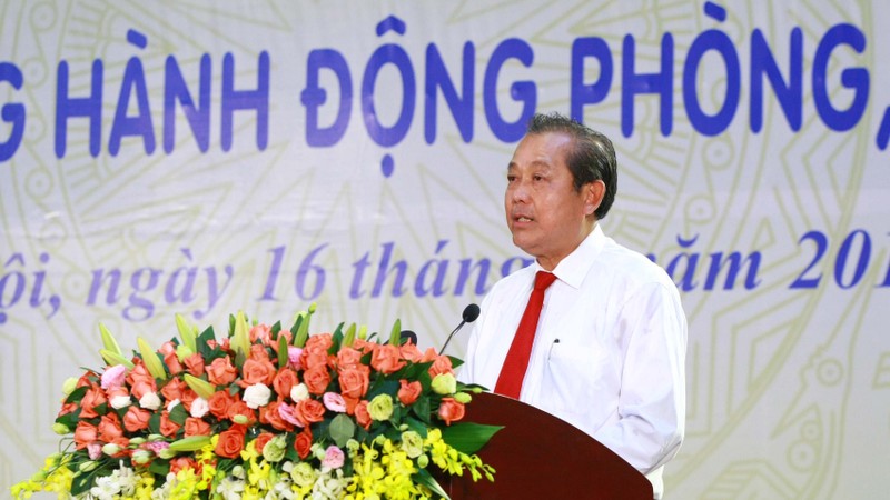 Deputy Prime Minister Truong Hoa Binh speaking at the meeting (Photo: VGP)