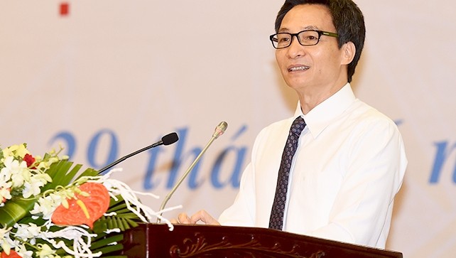 Deputy PM Vu Duc Dam speaking at the conference (Credit: VGP)