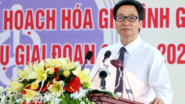 Deputy Prime Minister Vu Duc Dam addressing the conference (Photo: VGP)